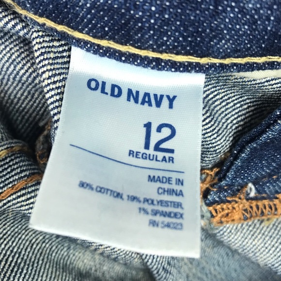 Old Navy The Diva Straight Leg Blue Jeans Women Sz 12 - Picture 5 of 6